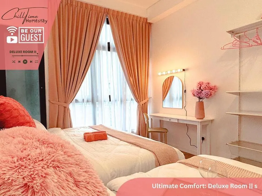 Paradigm Mall Johorbahru- Hyatt Palace-Netflix By Chilltime Homestay Johor Bahru 0*,  Malaysia