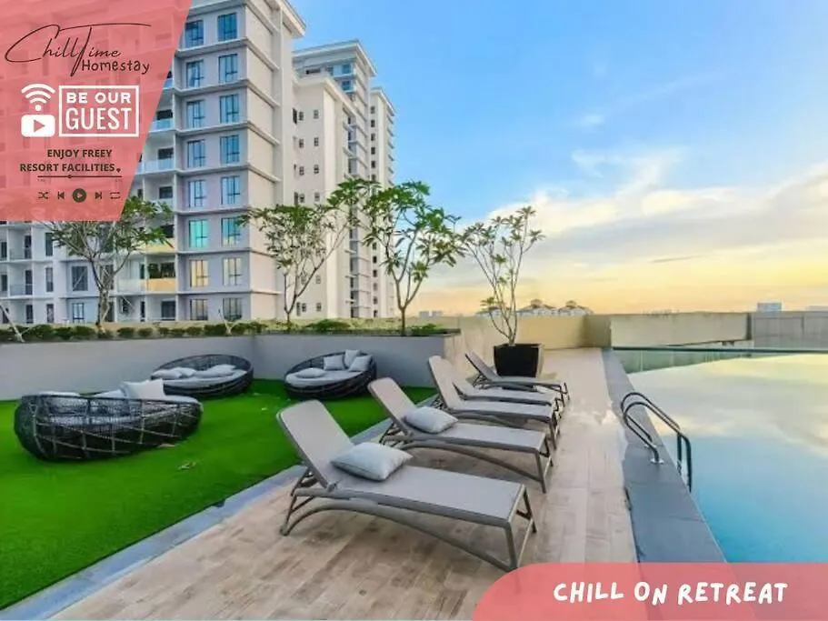 Lejlighed Paradigm Mall Johorbahru- Hyatt Palace-Netflix By Chilltime Homestay Johor Bahru