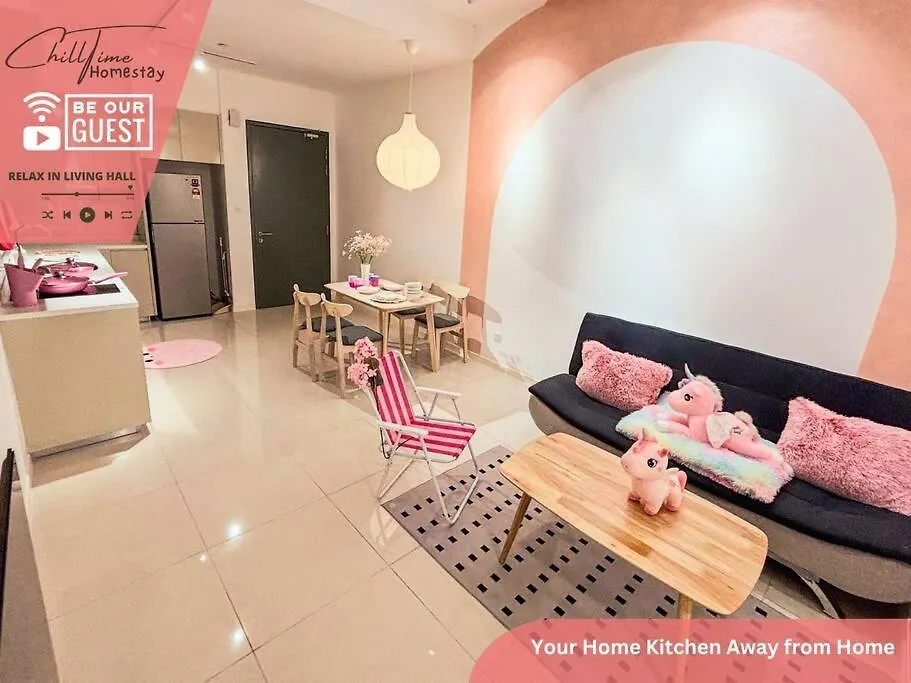 Paradigm Mall Johorbahru- Hyatt Palace-Netflix By Chilltime Homestay Johor Bahru Lejlighed