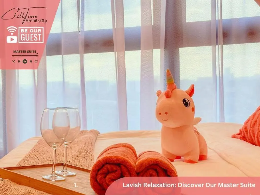 Paradigm Mall Johorbahru- Hyatt Palace-Netflix By Chilltime Homestay Johor Bahru 0*,